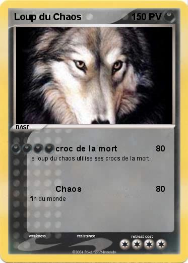 Pokemon Loup du Chaos
