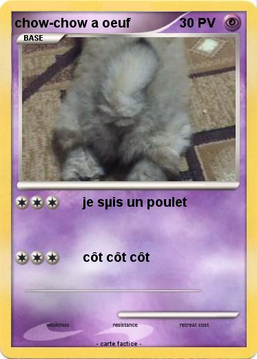 Pokemon chow-chow a oeuf