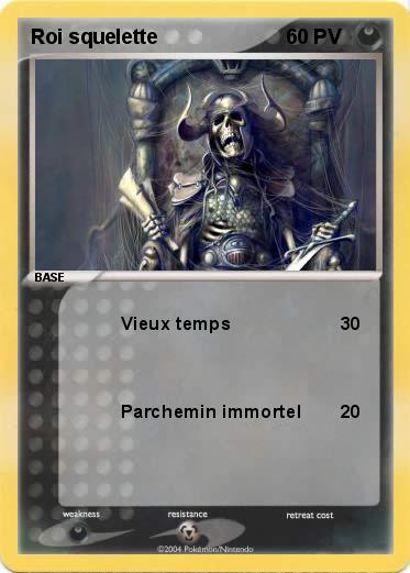 Pokemon Roi squelette