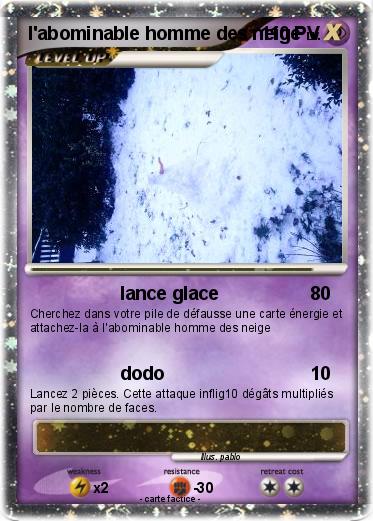 Pokemon l'abominable homme des neige