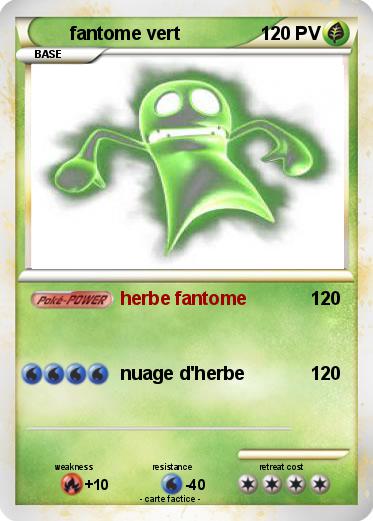 Pokemon fantome vert