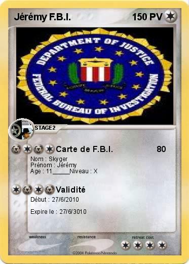 Pokemon Jérémy F.B.I.