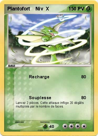 Pokemon Plantofort    Niv  X
