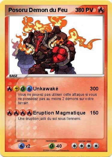 Pokemon Posoru Demon du Feu     3