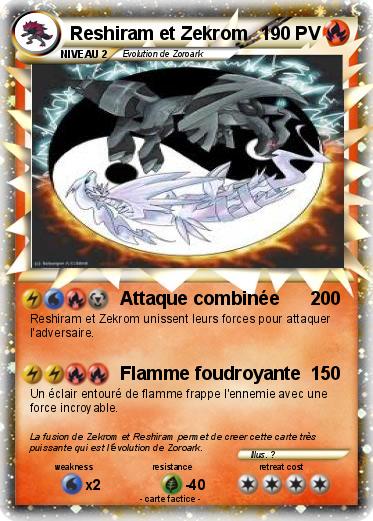 Pokemon Reshiram et Zekrom
