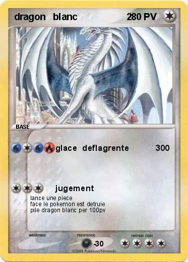 Pokemon dragon   blanc                   2