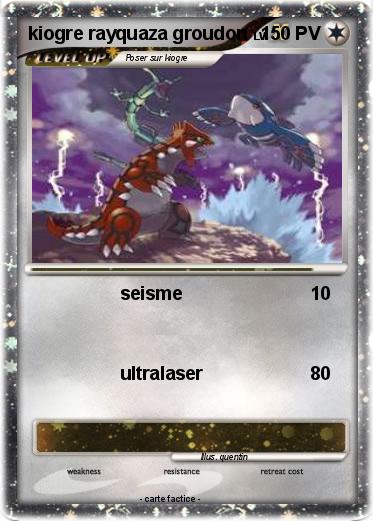 Pokemon kiogre rayquaza groudon