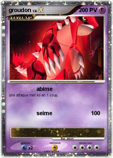 Pokemon groudon