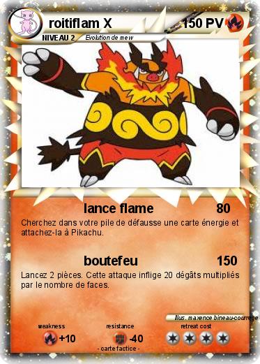 Pokemon roitiflam X