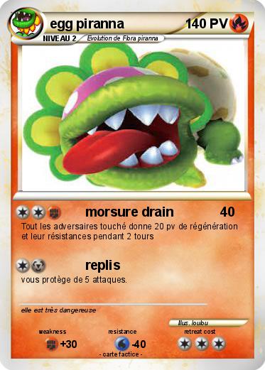 Pokemon egg piranna
