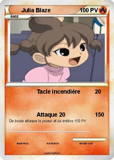 Pokemon Julia Blaze