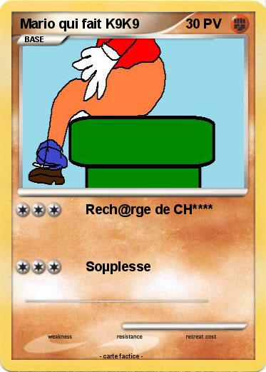 Pokemon Mario qui fait K9K9