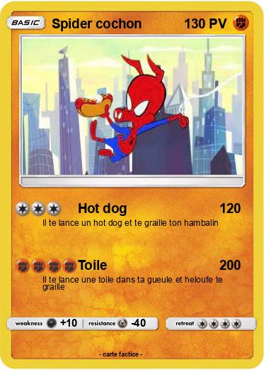 Pokemon Spider cochon