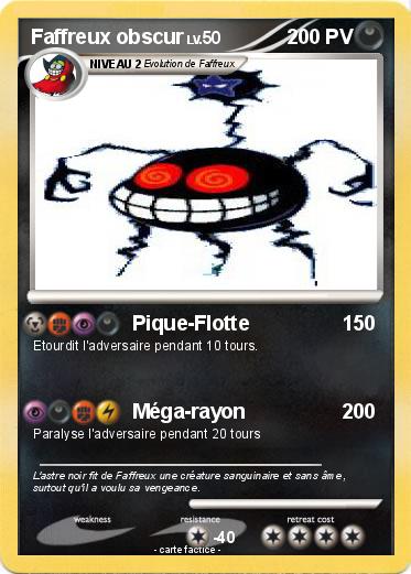 Pokemon Faffreux obscur