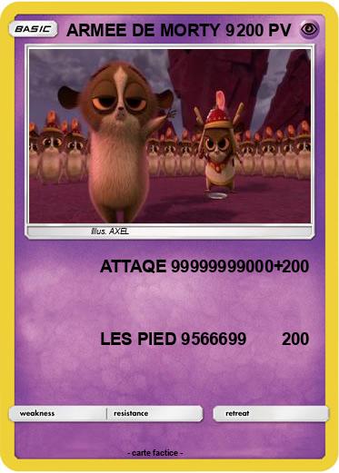 Pokemon ARMEE DE MORTY 9