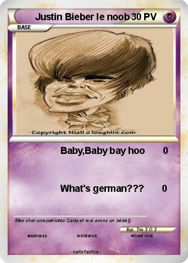 Pokemon Justin Bieber le noob