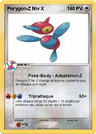 Pokemon Porygon-Z Niv X