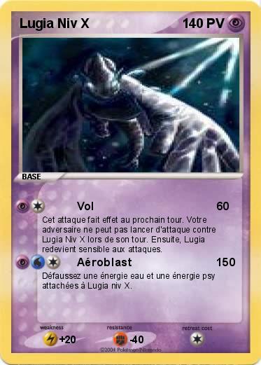 Pokemon Lugia Niv X