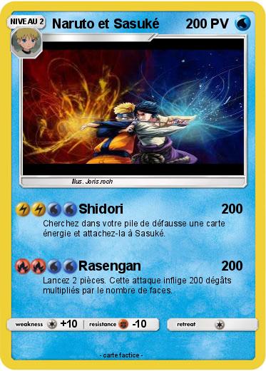 Pokemon Naruto et Sasuké