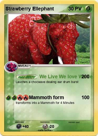 Pokemon Strawberry Ellephant
