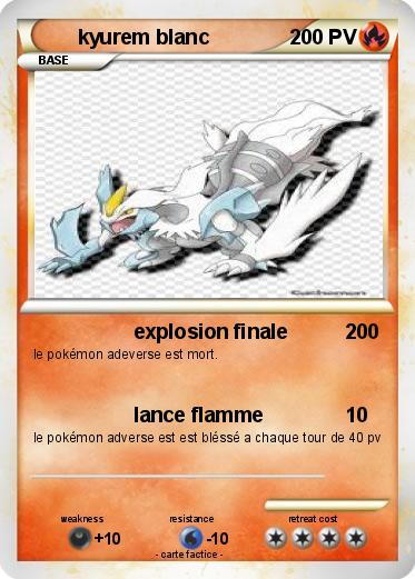 Pokemon kyurem blanc