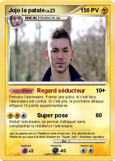 Pokemon Jojo la patate