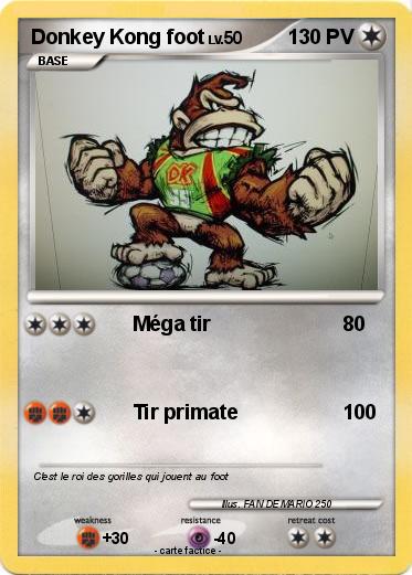 Pokemon Donkey Kong foot