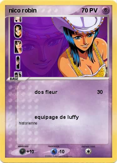 Pokemon nico robin