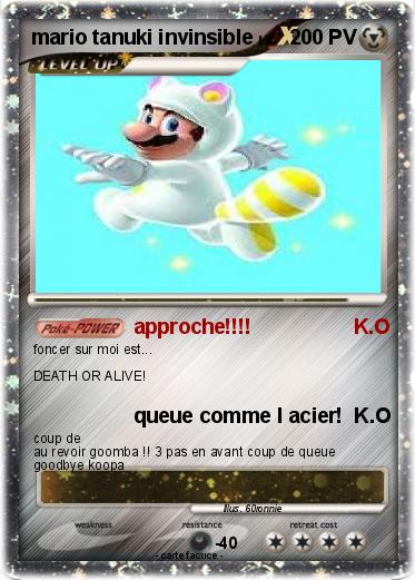 Pokemon mario tanuki invinsible