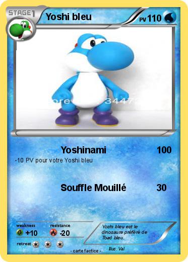 Pokemon Yoshi bleu