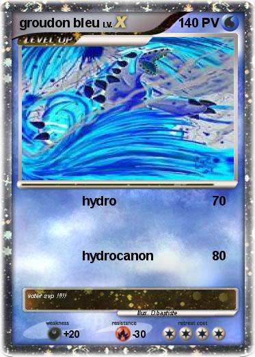 Pokemon groudon bleu