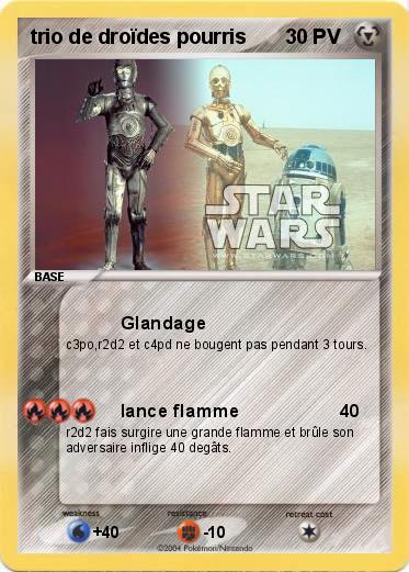 Pokemon trio de droïdes pourris