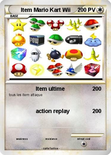Pokemon Item Mario Kart Wii