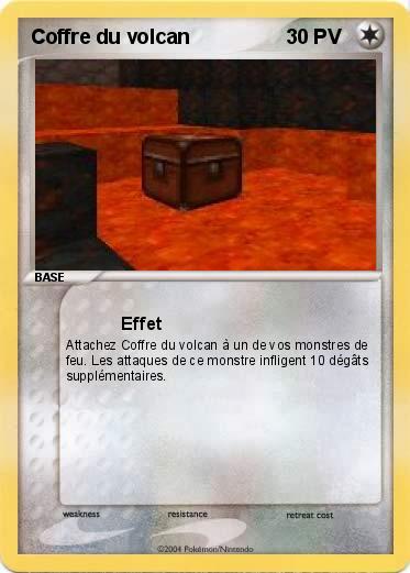 Pokemon Coffre du volcan
