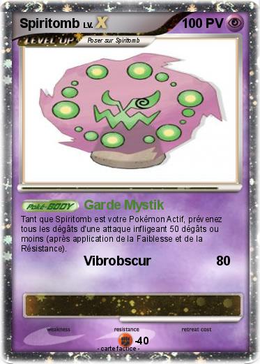 Pokemon Spiritomb