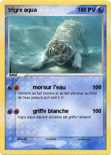 Pokemon trigre aqua