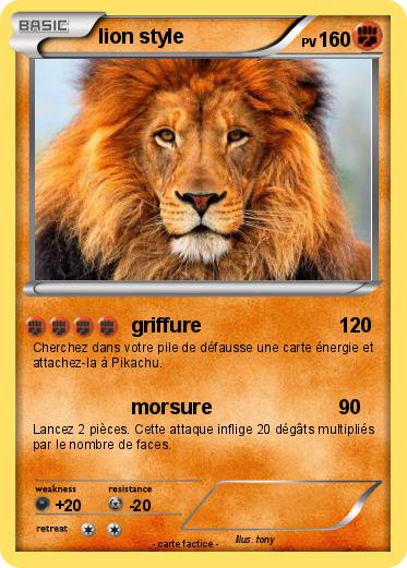 Pokemon lion style