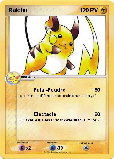 Pokemon Raichu