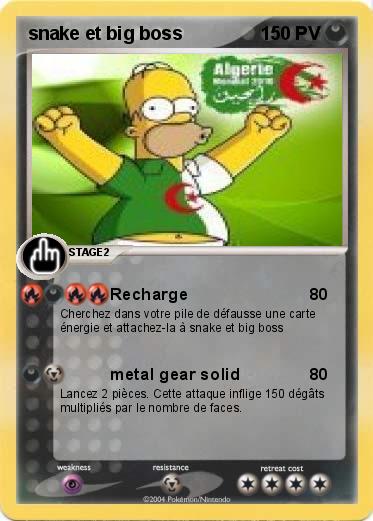 Pokemon snake et big boss