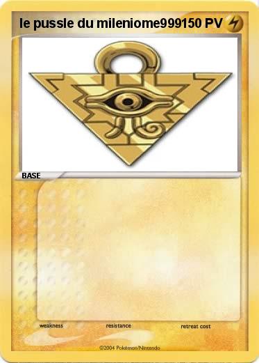 Pokemon le pussle du mileniome999