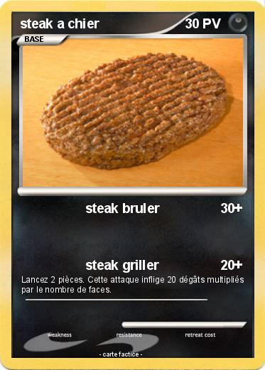 Pokemon steak a chier