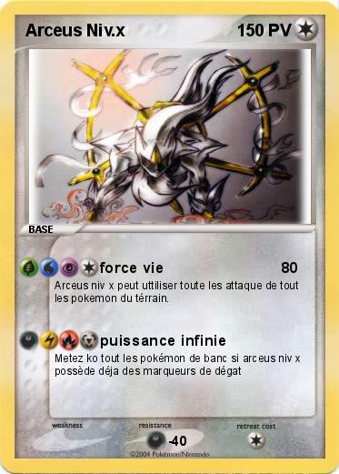 Pokemon Arceus Niv.x