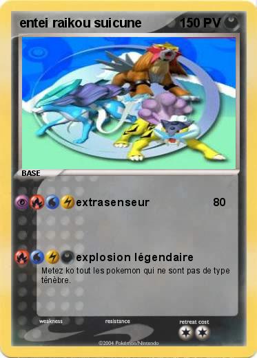 Pokemon entei raikou suicune