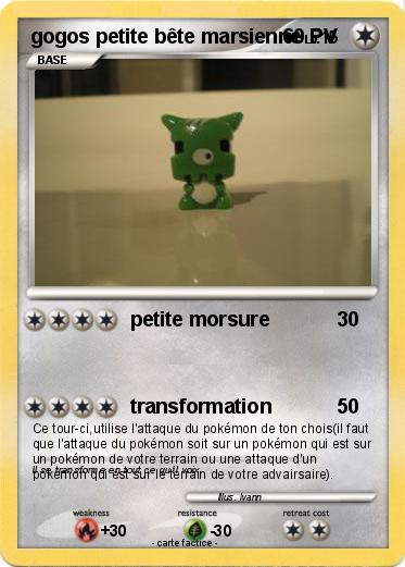 Pokemon gogos petite bête marsienne