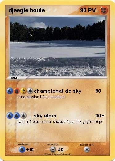 Pokemon djeegle boule