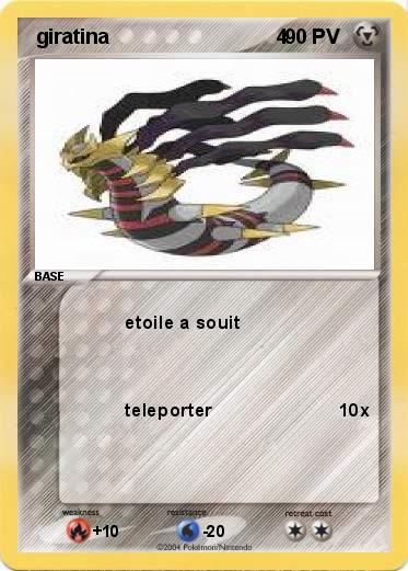 Pokemon  giratina                              4