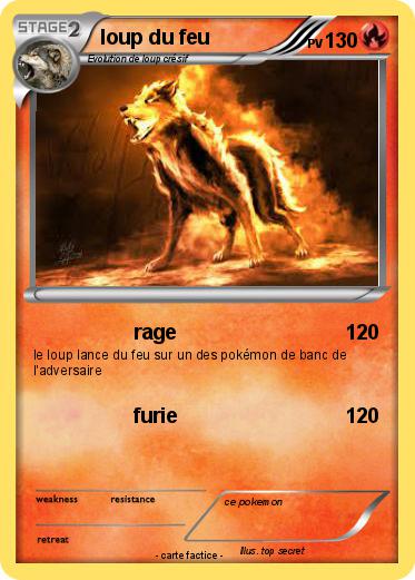 Pokemon loup du feu