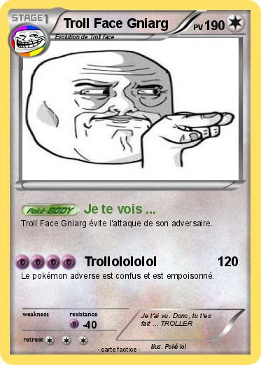 Pokemon Troll Face Gniarg