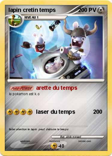 Pokemon lapin cretin temps