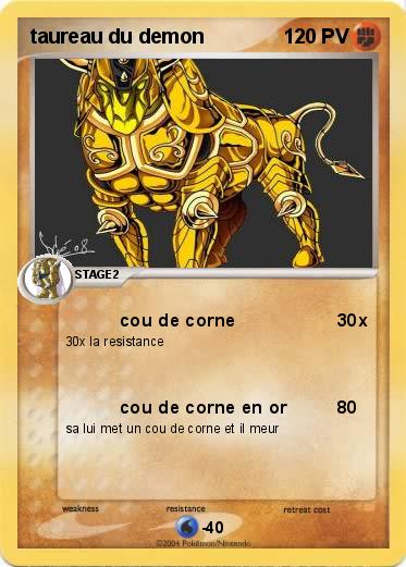 Pokemon taureau du demon